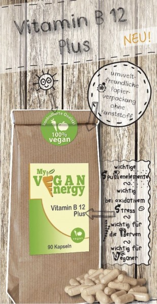 MY VEGAN ENERGY | Vitamin B12 Plus | shop.oelfee.de