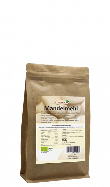 Mandel Mehl BIO | 500 g | Fettreduziert | shop.oelfee.de